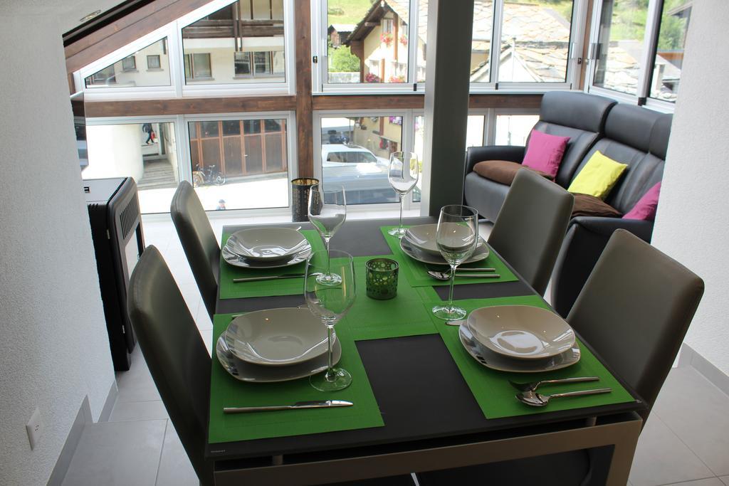Ferienwohnung Haus Dorf 7 Saas-Grund Exterior foto